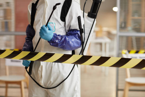 Professional Biohazard technician working in Roslyn Heights, NY